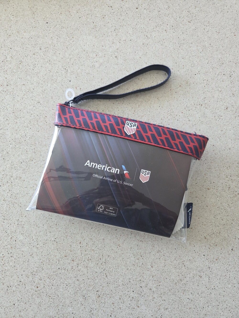 Limited Edition American Airlines Premium Economy Amenity Kit FIFA 2026